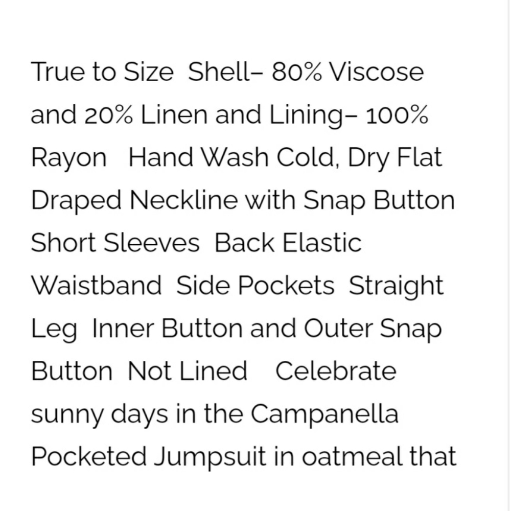 Vici Cream Jumpsuit - Picture 10 of 11